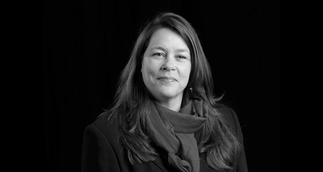 Karen Branden black and white professional photo