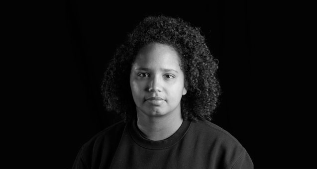 Lexi Byler black and white professional photo