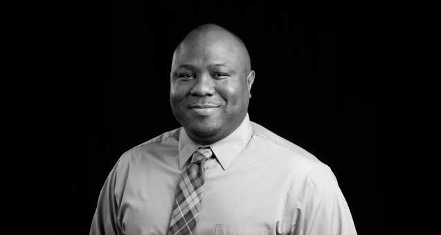 Vincent Williams  black and white professional photo