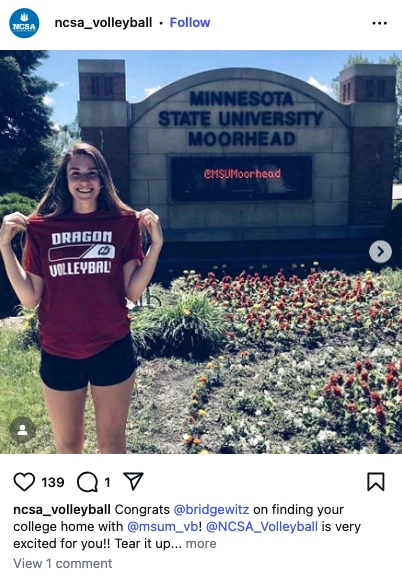 See the full post from NCSA Volleyball