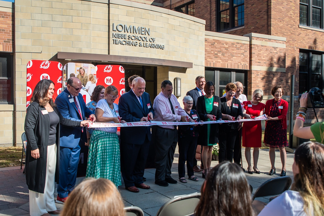 Nibbe gift ribbon cutting ceremony