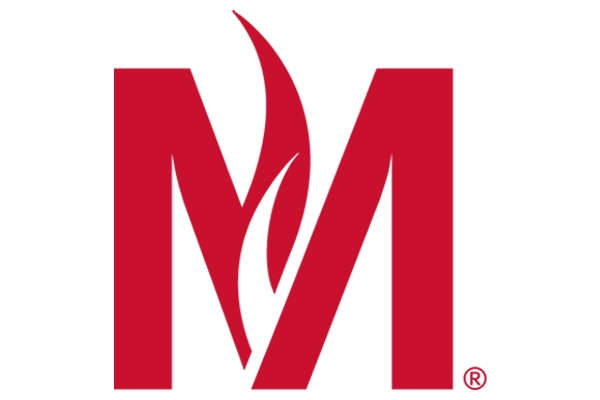 Red M symbol