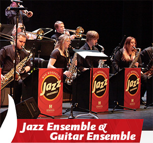 Jazz Ensemble & Guitar Ensemble Fall 2024 Concert