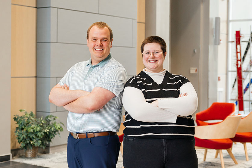 Collin and Transfer Admissions Representative Rachael